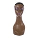 thumbnail image 4 of Cabeza de maniquí calva con hombro, soporte para peluca portátil suave, cabeza de maniquí para bufandas, accesorios de belleza, collares, accesorios Labio violeta, 4 of 9