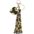 thumbnail image 1 of HSHDLDF Women Leather Tassels Keychain Car Circle Key Rings Gift Bag Hanging Buckle, 1 of 3