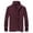 Red, variant on Men's Athleisure Jacket Fleece Zipper Pocket Stand Collar Tops Thermal Sweater Jacket Gray