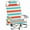 Rainbow, variant on Ambifirner Compact 7.3lbs Aluminum Folding Chair - Portable Beach Recliner with Lay Flat Feature, Extra Storage & Cup Holder, Supports 220lbs for Adults