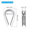 thumbnail image 2 of Unique Bargains M2 Déboucheur en Acier Inoxydable, Lot de 50 Déboucheurs pour Fil de 1/16 Pieds, 2 of 6