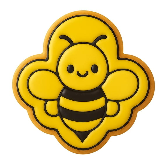 Kawaii Bee Cookie Cutter - 4x3.8" Fun Baking Kitchen Party Design