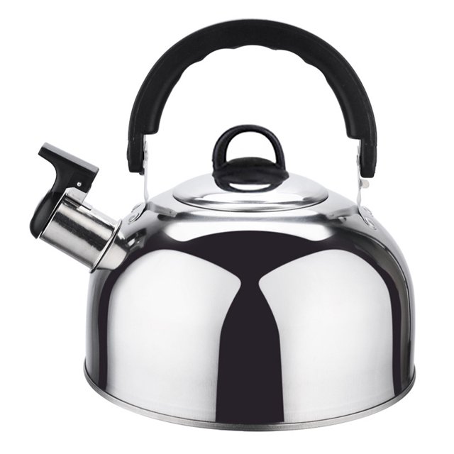 Stainless Steel Water Kettle Flat Bottom Tea Kettle Whistling Tea