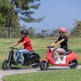 thumbnail image 4 of Razor Pocket Mod Classic Euro-Style Electric Scooter - Roma Red, up to ages 8+, Vintage-Inspired Design, High/Low Speed Switch, Up to 80 Minutes Ride Time, 4 of 15