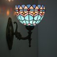 thumbnail image 4 of MyArtWe Tiffany Style Wall Sconces Stained Glass Lampshade for Bedroom Bedside Hallway, 4 of 13