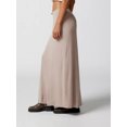 thumbnail image 5 of Musuos Women's Spring Summer Long Skirt Casual Solid Color Straight Skirt for Travel, Dating, Shopping, 5 of 7