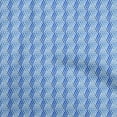 thumbnail image 1 of oneOone Cotton Poplin Twill Medium Blue Fabric Geometric Sewing Fabric By The Yard Printed Diy Clothing Sewing Supplies 56 Inch Wide, 1 of 5