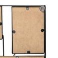 thumbnail image 4 of Excello Global Products 3D Wireframe Collage Picture Frames, Wall Mount Family Picture Frames, Black Photo Frames, 10.75" X 17" X 1.12", 4 of 6