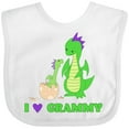 thumbnail image 3 of Inktastic I Love Grammy Boys or Girls Baby Bib, 3 of 4