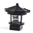thumbnail image 2 of 360 Degree Rotating Solar Lighthouse Garden Lawn Light, 2 of 9