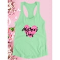thumbnail image 3 of Mothers Day Bold Brush Art Racerback Tank Women -Image by Shutterstock, Female x-Small, 3 of 4