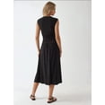 thumbnail image 6 of Comfort Fit Midi Dress with Crew Neck, 6 of 6