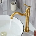thumbnail image 5 of Vintage Basin Mixer Tap For Bathroom Sink Area, Hot And Cold Water Control With Rust Resistant Design In Brass Construction (Bronze), 5 of 5