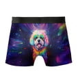 thumbnail image 2 of Hippie Bichon Frise Portrait oil painting Watercolor Tie-dye Vintage All Over Print Boxer Briefs Underwear for Men Dad Bichons Dog Lovers Gifts Idea - 00015, 2 of 6