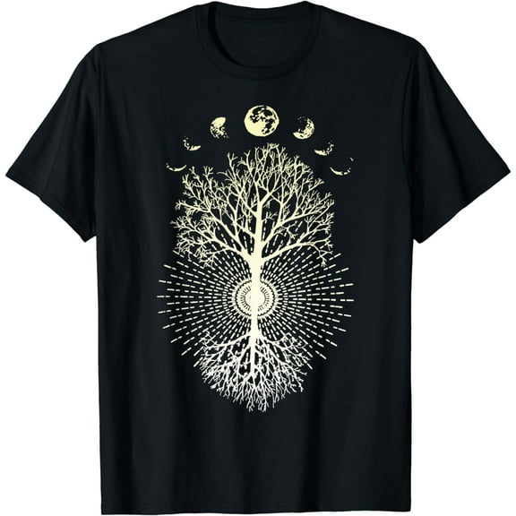 Phases of the Moon Tree Shirt
