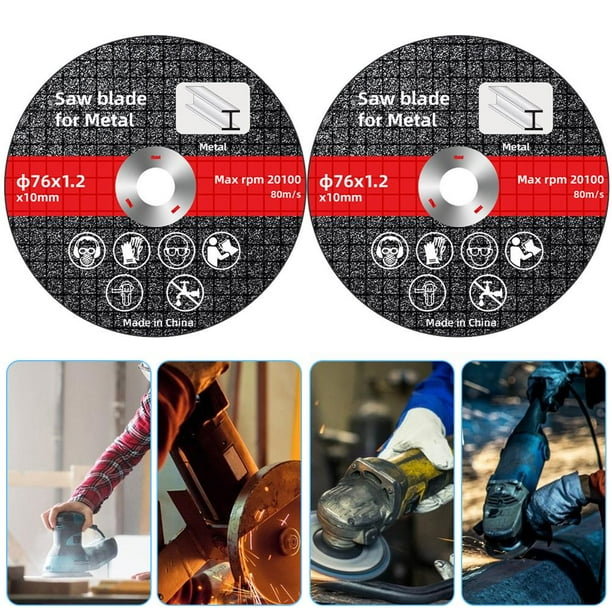 Discos de corte de Metal, cuchillas de 76mm, rueda de amoladora angular de molienda circular, 1 ud. Ndcxsfigh Para estrenar