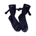 thumbnail image 1 of Calcetines casuales Fiesta Sosteniendo las manos Calcetines Succión magnética suave Calcetines de pareja 3D Negro jinwen Calcetines Adultos, 1 of 8