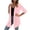 Pink, variant on Women's Swimwear Coverups Open Front Chiffon Cardigan with Bubble Half Sleeves Lightweight Shrugs for Beach Vacation Olive Green L