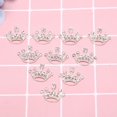 thumbnail image 4 of Racing Butterfly 10Pcs/Set Alloy Crystal Small Crown Charms Pendant DIY Craft Jewelry Making, 4 of 8