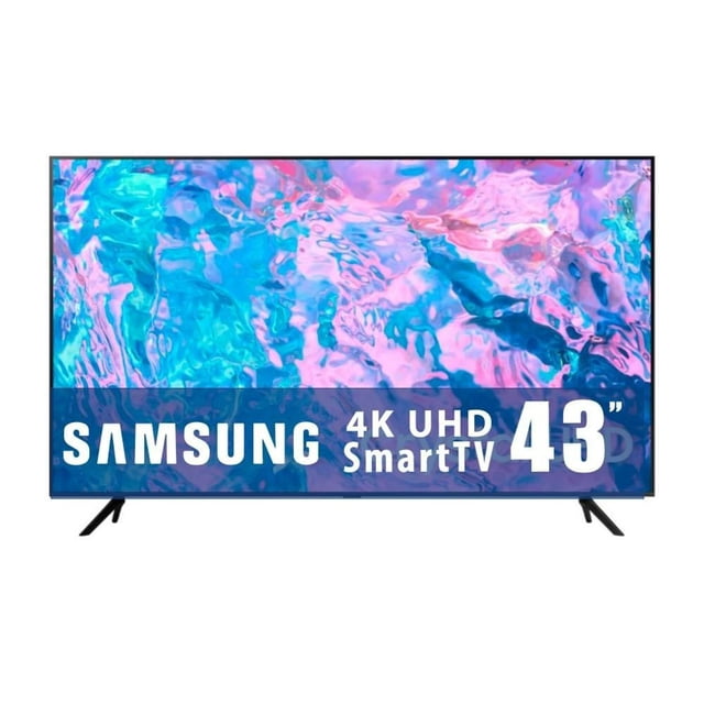 TV 43 Pulgadas Samsung Smart TV Crystal UHD 4K UN43CU7000FXZX