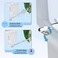 thumbnail image 6 of Qingsen Ultra-Slim Bidet Attachment for Toilet, Dual Nozzle Bidet Adjustable Water Pressure Non-Electric Ass Sprayer with Rear and Feminine Wash, White, 6 of 6