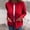 *Red, variant on ClodeEU Womens Knitted Zip Up Sweater, Lightweight Sweatshirts Jacket With Pockets Green,Womens Plus XXXL