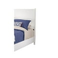 thumbnail image 5 of Flynn Mid Century Modern Standard King Panel Bed in White Finish, 5 of 5