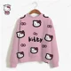 thumbnail image 5 of Sudadera con capucha de Hello Kitty para mujer, nueva sudadera con capucha, sudadera con estampado de dibujos animados a la moda, sudadera de manga larga para otoño, sudaderas para mujer, 5 of 5