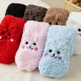 thumbnail image 7 of Tiqkatyck Fuzzy Socks Clearance Christmas Socks for Adults Warm Christmas Fashion Windproof Printing Mid Tube Socks Long Tube Cotton Womens Socks Red, 7 of 7