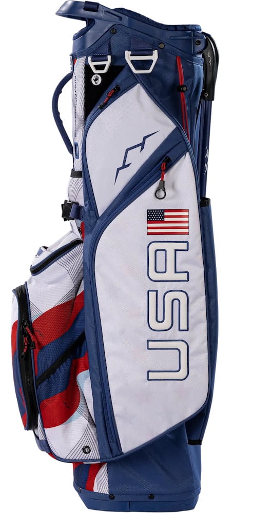 Sun Mountain Golf Eclipse 3.5 14-Way Limited Edition Stand Bag Blue/White/Red