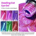 thumbnail image 2 of Set de esmaltes de uñas en gel Beetles Cat Eye Glitter, 6 colores, para mujer, 2 of 7