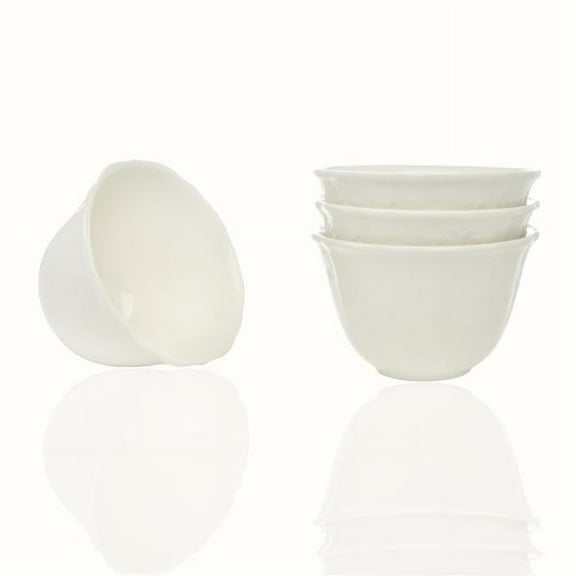 Red Vanilla FQ900-410 18 oz Country Estate White Fruit Bowls - 5 in. - Set of 4