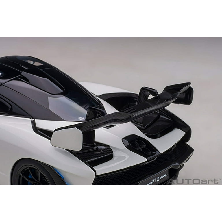 Mclaren Senna Vision Pure White and Black 1/18 Model Car by
