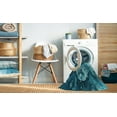 thumbnail image 2 of Ahgly Company Machine Washable Indoor Rectangle Transitional Medium Teal Green Area Rugs, 8' x 12', 2 of 7