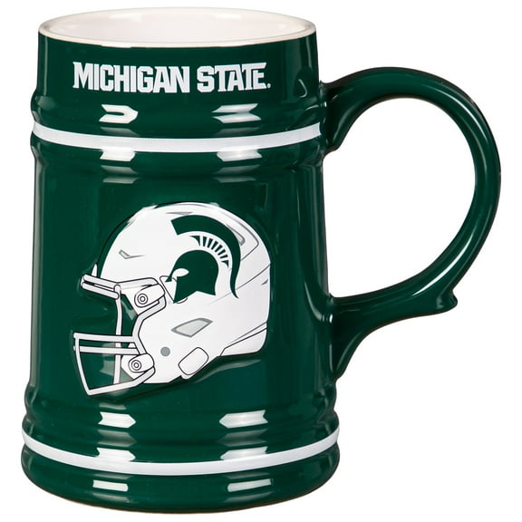 Michigan State Spartans 24oz. Ceramic Stein Cup with Gift Box