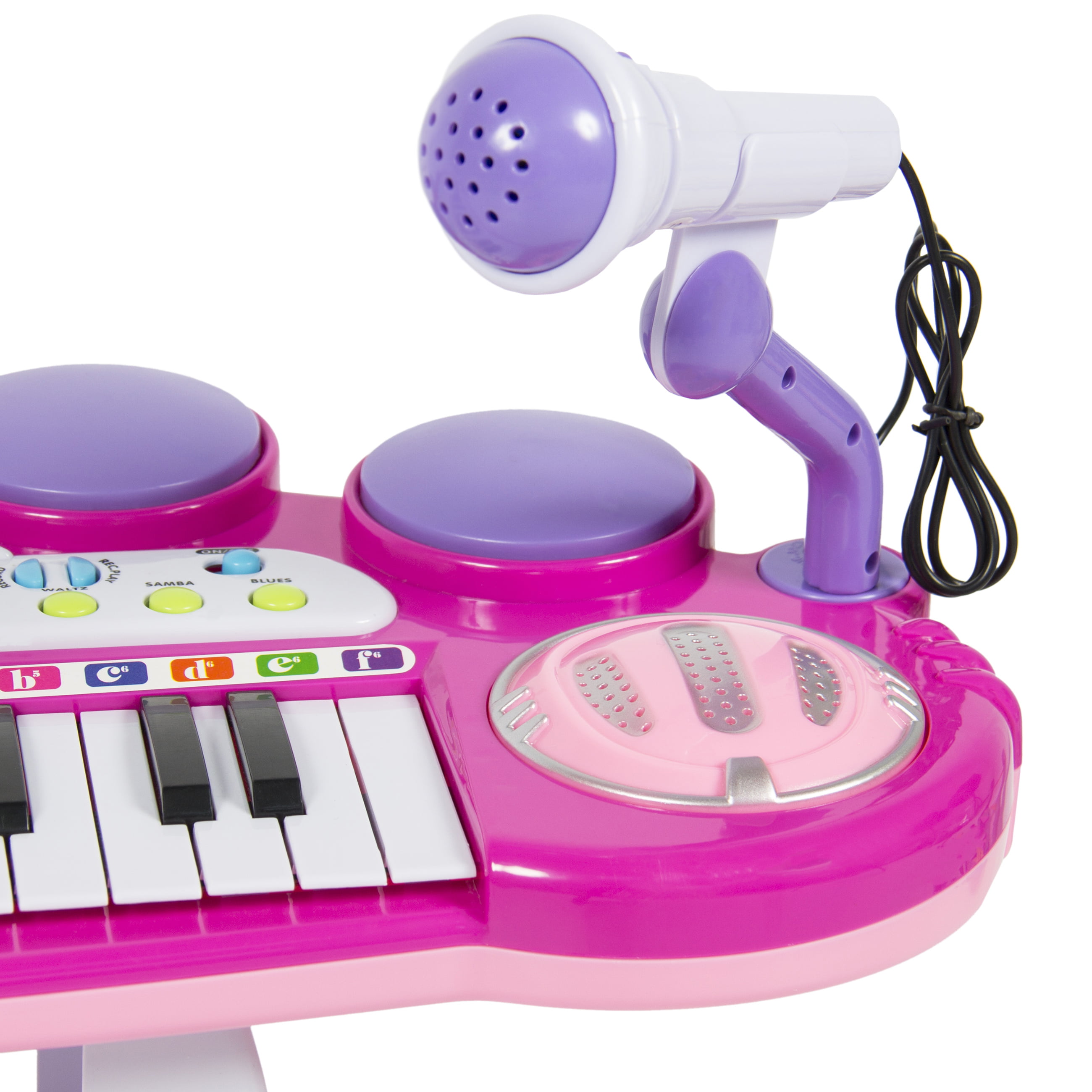 toddler piano with microphone