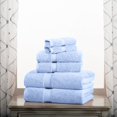 thumbnail image 5 of 900GSM Egyptian Cotton 6-Piece Towel Set  Light Blue, 5 of 5