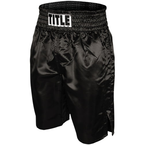 Title Professional Boxing Trunks - Small - Black - Walmart.com ...