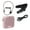 Pink with battery, variant on K400 3 Colors Portable Wired Mini Audio Speaker Megaphone Voice Amplifier Loudspeaker Microphone Waist Band Clip ,Easy to Operate