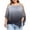 #7-Black, variant on Pntutb Womens,Plus Size Women's Ladder Cut Overlay Asymmetric Blouse Strapless Tops