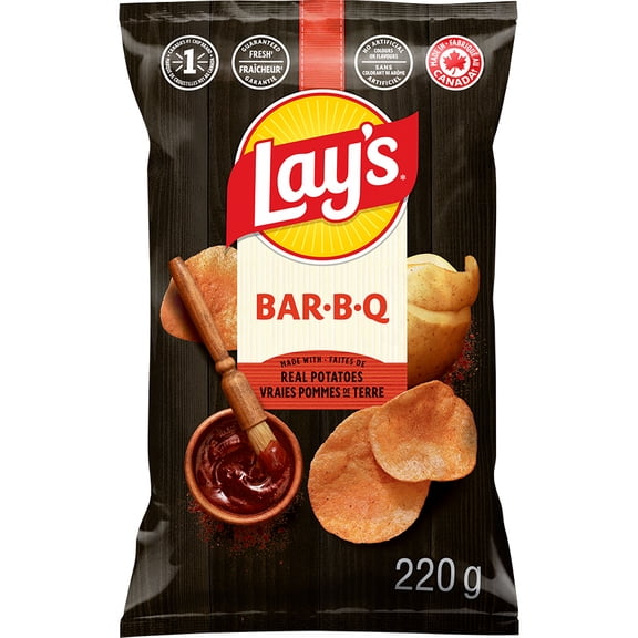 Lay’s croustilles assaisonnées Bar-B-Q