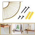 Simple Wallmounted Rack L Bracket Metal Rack Partition Iron Zshaped