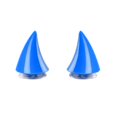 thumbnail image 1 of Multicolor Motorcycle Helmet Devil Horns Electric Bike Car Styling Decoration Helmets Stickers Long Short Parts Accessories, 1 of 6