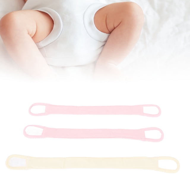 Adjustable Cotton Newborn Diaper Fixing Belt, Innovative Nappy Fastening Design, Reusable and Economical Baby Diaper Fastener with Pure Cotton for Newborn