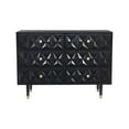 thumbnail image 4 of Geometric Six Drawer Dresser, Black, 4 of 7