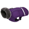 thumbnail image 2 of Reflective Dog Coat Winter Jacket with Thicken Lining,Waterproof Windproof Cold Weather Puppy Apparel,Adjustable Warm Pet Vest for Small,Medium,Large Dogs for Outdoor Safety(Purple,L), 2 of 5