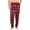 Red Buffalo Check, variant on Ashford & Brooks Men's Mink Fleece Sleep Lounge Pajama Pants