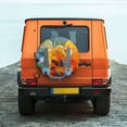 thumbnail image 4 of Haiem Spare Tire Cover , Wheel Cover with Refreshing Fruit Infused Drinks printed, Camper Spare Tire Cover Fit for Jeep Wrangler Rv SUV Truck Travel Trailer-17 inch, 4 of 8