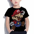thumbnail image 1 of Camiseta de juego para niños Super Mario Bros, ropa de dibujos animados para niños, camisetas para niños, camisetas de Luigi Mario, camisetas de manga corta para niños, 1 of 1