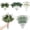 Babysbreath-120pcs, variant on 120 Pcs 4 Kinds Mixed Eucalyptus Leaves Stems Bulk Artificial Silver Dollar Leaves Picks Dried Eucalyptus Bundle Faux Spray for Wedding Vase Bouquet Floral Arrangement